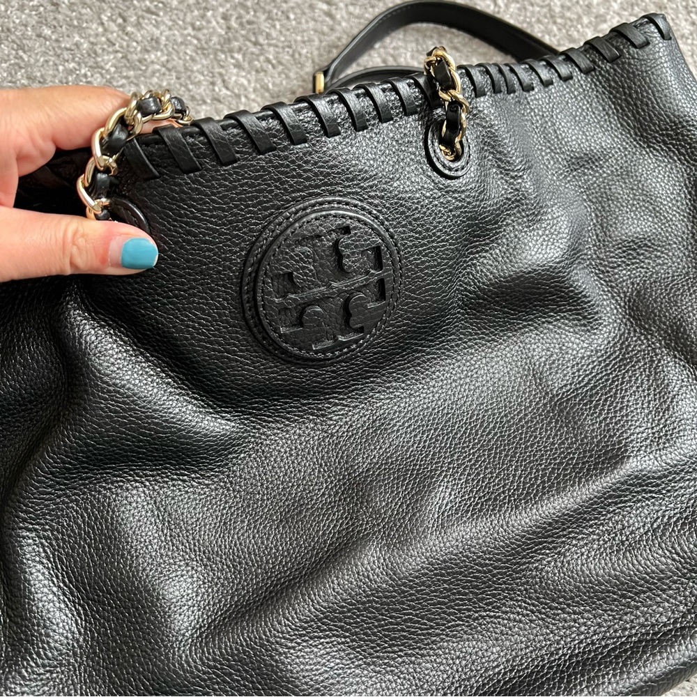 Tory Burch large tote NWT black - Picture 3 of 13